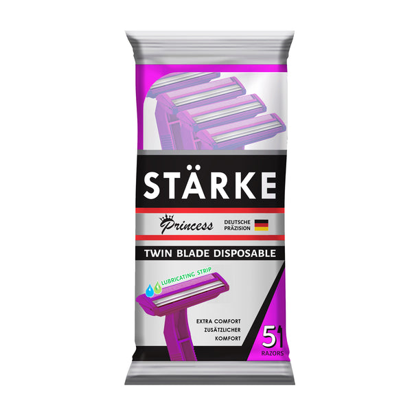 STÄRKE PRINCESS Twin Blade Shaving Razor for Women